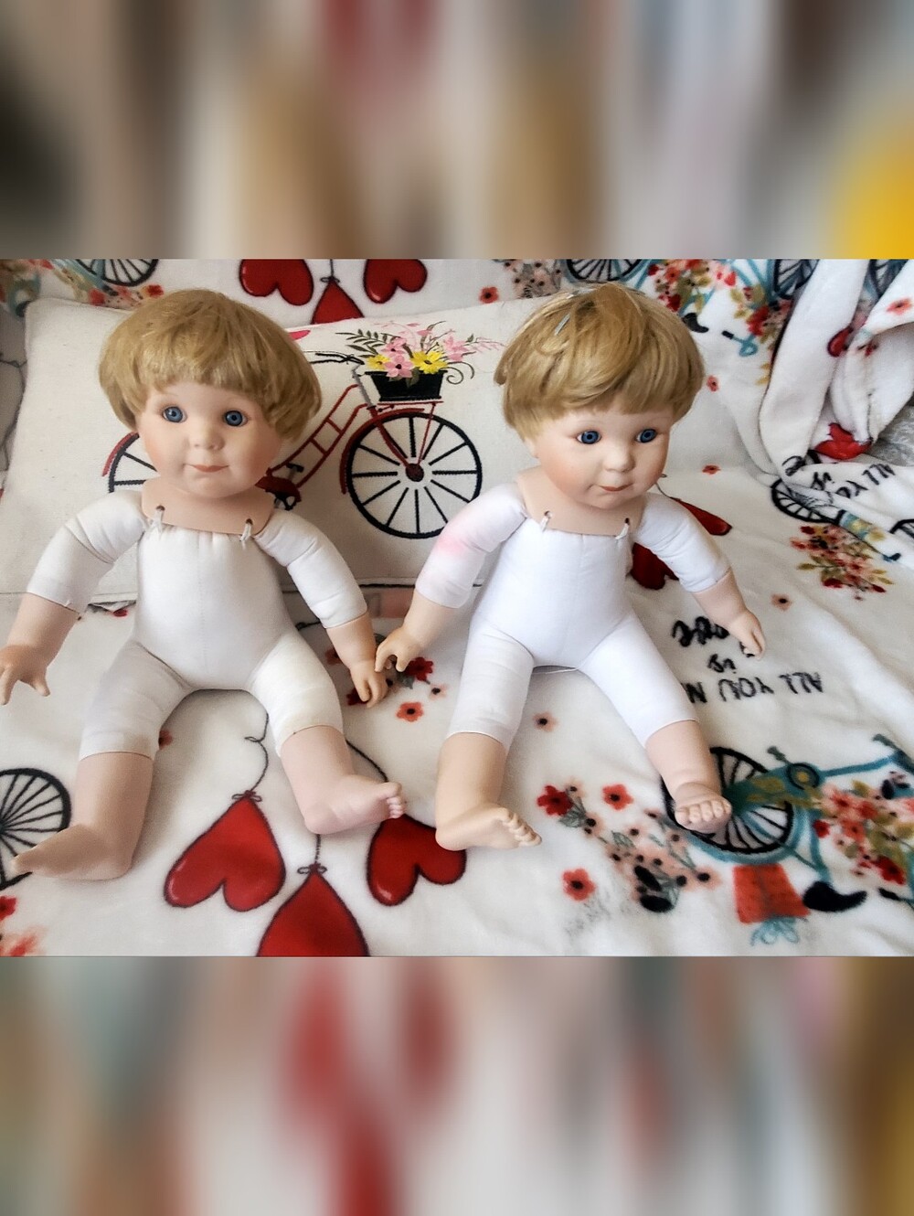 Twins Porceline Dolls